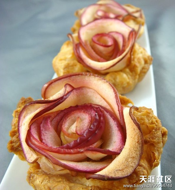 玫瑰挞小说手机版:漂亮易做的“苹果玫瑰花挞”(转载)-第2张图片-太平洋在线下载