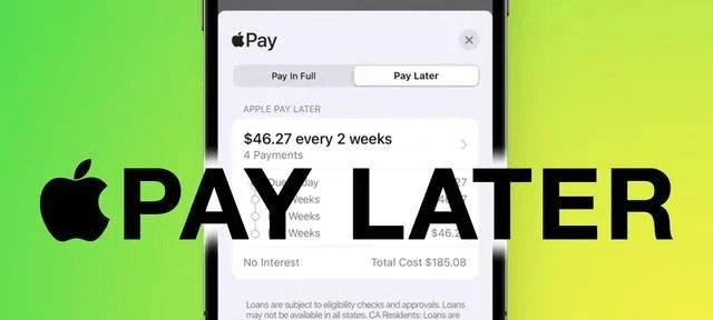 苹果商店执行版号
:苹果CEO库克：Apple Pay Later先买后付功能将很快推出